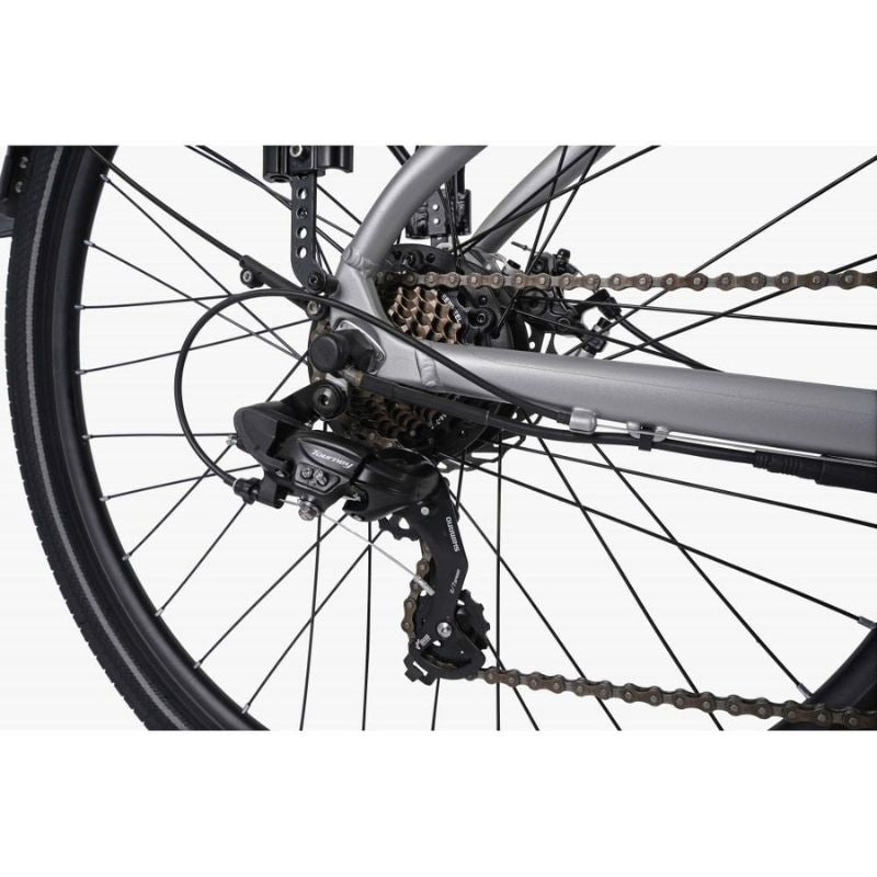 Falcon Horizon Low Step - Electric Hybrid Bike - Rear Wheel