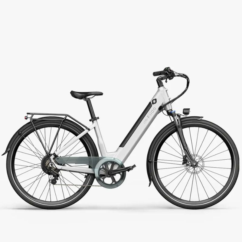 Fiido C11 - City Step Through Electric Bike - White