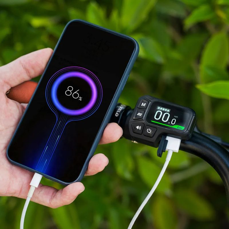 Fiido C11 Pro - City Electric Bike - Phone Charge