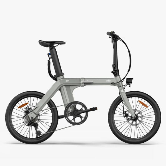 Fiido D11 - Light Grey Folding Electric Bike - 250W