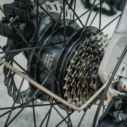 Fiido D11 - Light Grey Folding Electric Bike - Motor