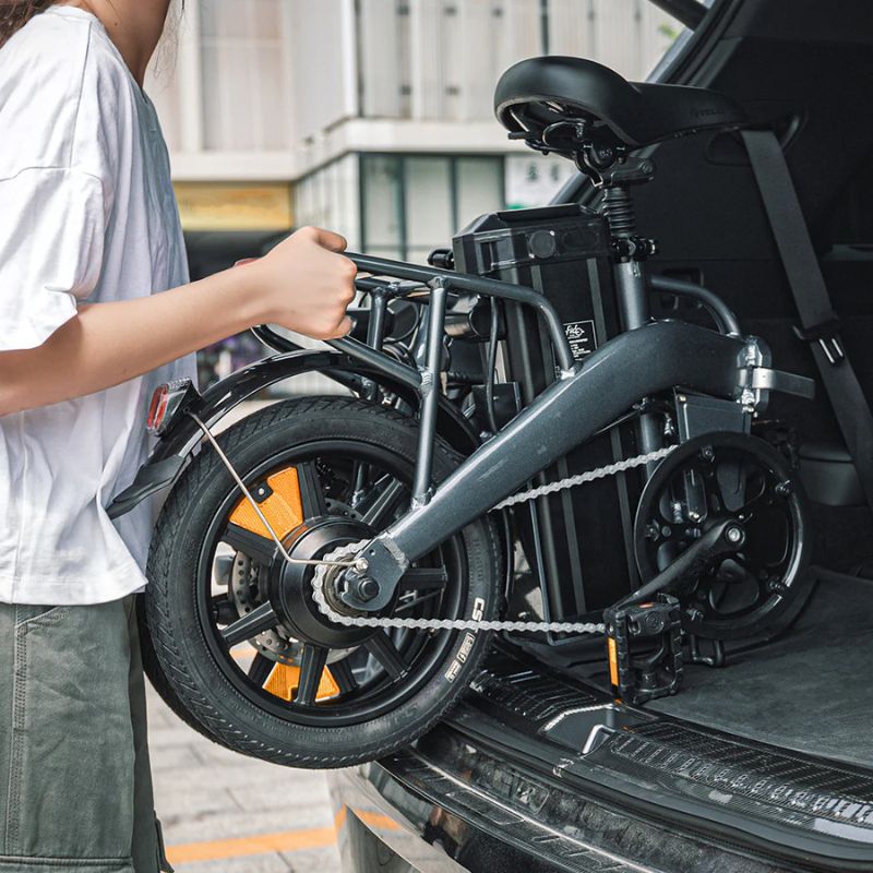 Fiido L3 - Long Range Folding Electric Bike - Folded