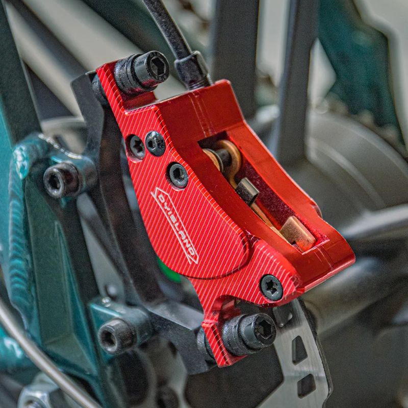 Fiido M1 Pro - Off-road Fat Tyre Electric Bike - Hydraulic disc brake caliper