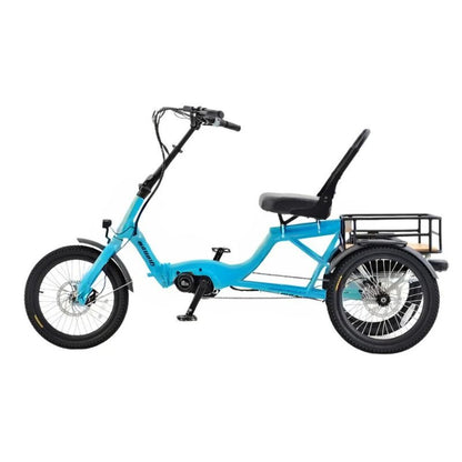 Revom T4 - Semi Recumbent Electric Tricycle - E-Bikes Express