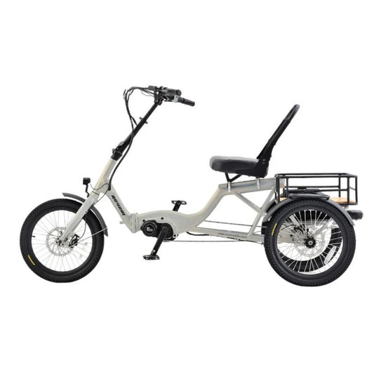 Revom T4 - Semi Recumbent Electric Tricycle - E-Bikes Express